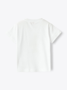 T-shirt for baby boys with frog print  - Blue | Il Gufo