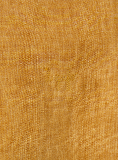 Top in cinnamon mélange linen - Brown | Il Gufo