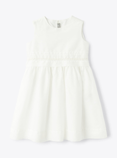Robe en voile de coton blanche - Blanc | Il Gufo