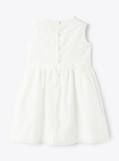 Robe en voile de coton blanche - Blanc | Il Gufo
