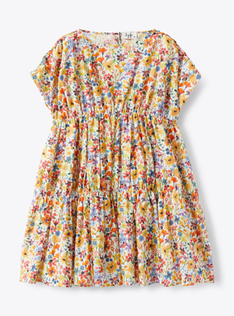 Vestito in Liberty Fabrics - Giallo | Il Gufo