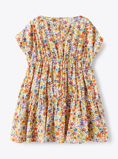 Vestito in Liberty Fabrics - Giallo | Il Gufo