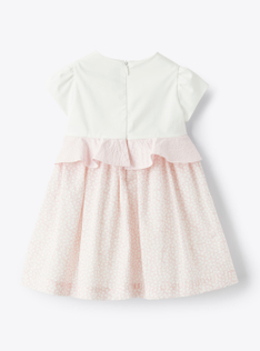 Kleid mit rosa Blümchenaufdruck - Rose | Il Gufo