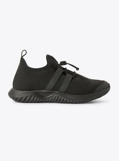 IG sneaker in black neoprene - Black | Il Gufo