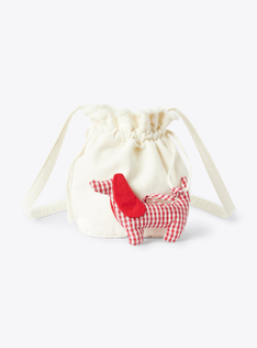 Beuteltasche aus Bull-Baumwolle - Weiss | Il Gufo