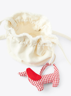 Beuteltasche aus Bull-Baumwolle - Weiss | Il Gufo