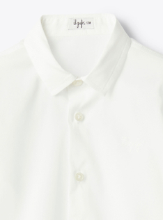 Popeline shirt - White | Il Gufo