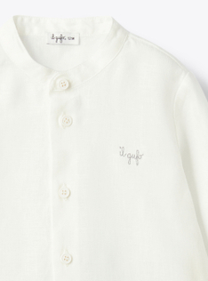 Two-piece linen set - Grey | Il Gufo
