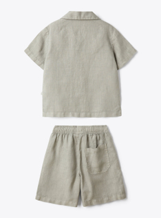 Completo in lino - Grigio | Il Gufo