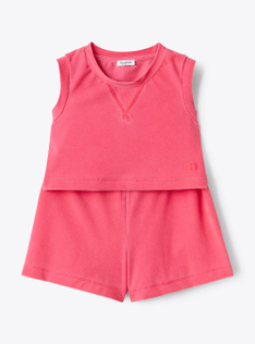 Completo in Sensitive® Fabrics - Fucsia | Il Gufo