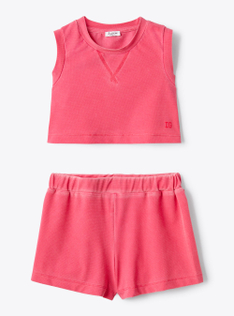 Completo in Sensitive® Fabrics - Fucsia | Il Gufo