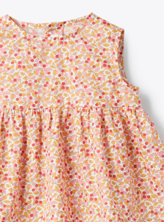 Ensemble en Liberty Fabric - Orange | Il Gufo