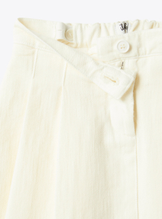 Denim skirt - White | Il Gufo