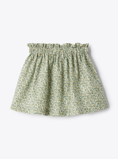 Liberty Fabric skirt - Green | Il Gufo