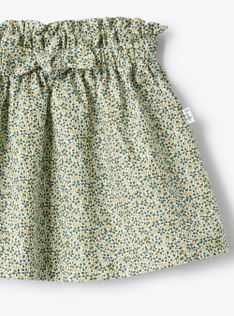 Liberty Fabric skirt - Green | Il Gufo