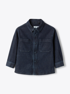 Giacca camicia in denim - Blu | Il Gufo
