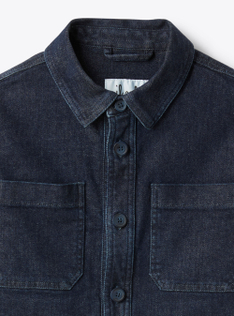 Giacca camicia in denim - Blu | Il Gufo