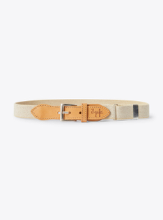 Elastic fabric belt - Beige | Il Gufo