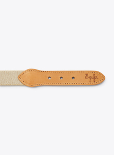 Elastic fabric belt - Beige | Il Gufo