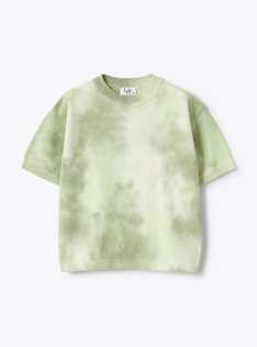 Tie-dye cotton sweater - Green | Il Gufo