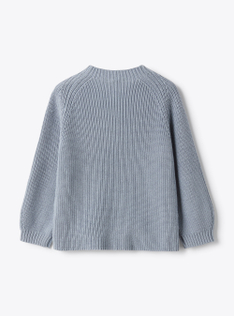 Pullover aus Bio-Baumwolle - Hellblau | Il Gufo