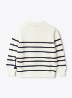 Maglione in cotone organico - Bianco | Il Gufo