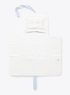 Cotton and terry changing mat - White | Il Gufo