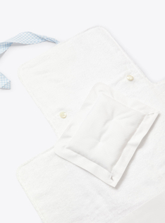 Cotton and terry changing mat - White | Il Gufo