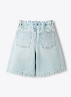 Denim bermuda shorts - Blue | Il Gufo