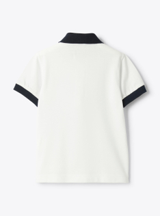 Polo en coton piqué - Blanc | Il Gufo