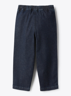 Pantalone carrot in denim - Blu | Il Gufo