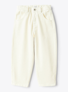 Carrot-fit jeans - White | Il Gufo