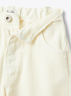 Carrot-fit jeans - White | Il Gufo