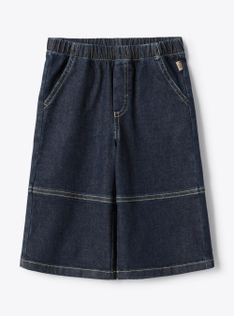 Pantalone in denim stretch - Blu | Il Gufo