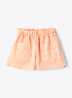 Gabardine shorts with pockets - Orange | Il Gufo