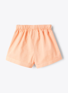 Gabardine shorts with pockets - Orange | Il Gufo