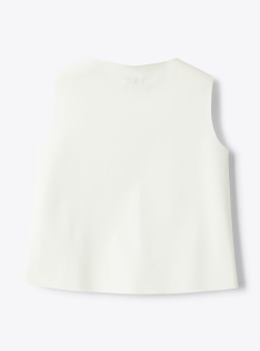 Top in Sensitive® Fabrics - Bianco | Il Gufo
