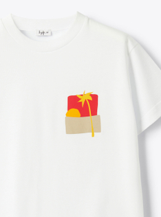 Printed jersey t-shirt - White | Il Gufo