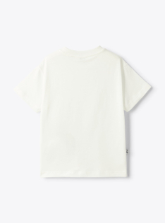 Regular fit t-shirt with print - White | Il Gufo