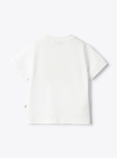 Jersey t-shirt with print - White | Il Gufo