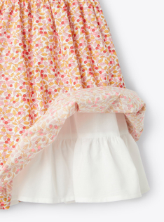 Liberty Fabric dress - Orange | Il Gufo