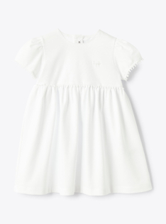 Cotton jersey dress - White | Il Gufo
