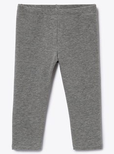 Cotton fleece leggings - Grey | Il Gufo