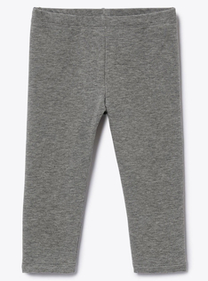 Cotton fleece leggings - Grey | Il Gufo
