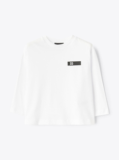 T-shirt in jersey di cotone - Bianco | Il Gufo