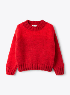 Ombre wool-blend sweater - Red | Il Gufo