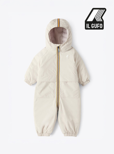 Padded Snowsuit P. Celeste - Grey | Il Gufo