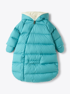 Sleeping bag in microfiber nylon - Light blue | Il Gufo