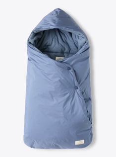 Sacco nanna in nylon upcycled - Azzurro | Il Gufo