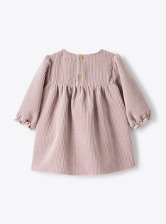Corduroy dress - Violet | Il Gufo